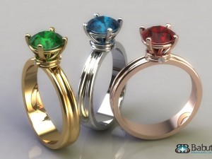 ladies ring Modelo 3D