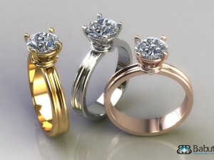 ladies ring Modelo 3D