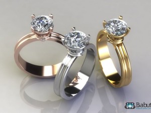 ladies ring Modelo 3D