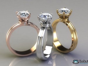 ladies ring Modelo 3D