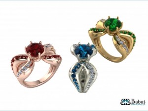 ladies ring Modelo 3D