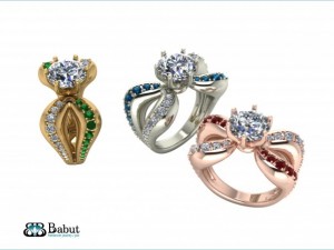 ladies ring Modèle 3D