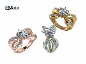 ladies ring Modèle 3D