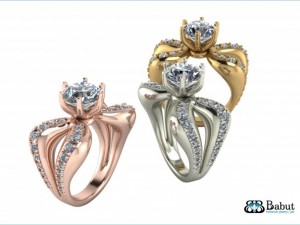 ladies ring Modèle 3D