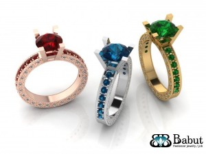 diamond ring Model 3D