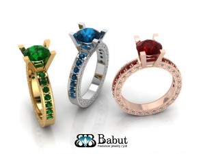 diamond ring Model 3D