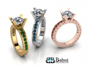diamond ring Model 3D