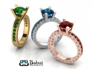 diamond ring Model 3D