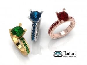 diamond ring Model 3D