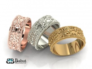 wedding rings Modello 3D