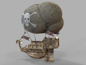 airship Modèle 3D