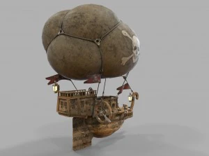 airship 3D Model