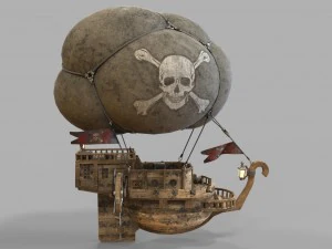 airship 3D Model