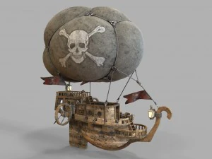 airship 3D Model