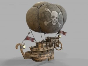 airship 3D Model