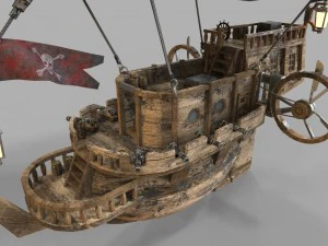 airship 3D Model