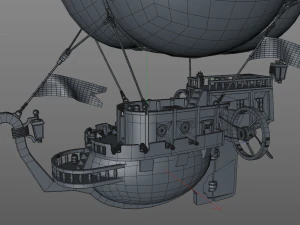 airship 3D Model