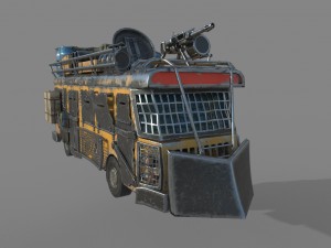 apocalypse bus 3D 모델