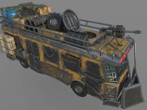 apocalypse bus 3D Model