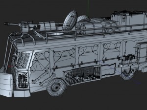 apocalypse bus 3D 모델