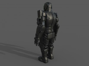 robot soldier Modèle 3D