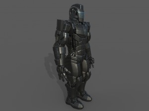 robot soldier Modèle 3D