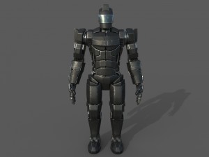 robot soldier Modèle 3D