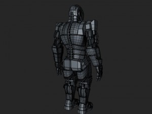 robot soldier Modèle 3D