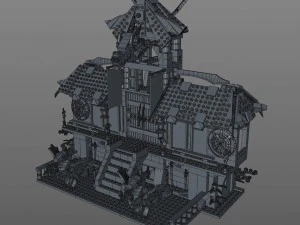 lego ninja refuge 3D Model