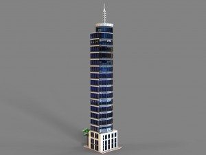 lego hotel 3D मॉडल