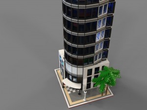 lego hotel 3D मॉडल