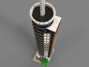 lego hotel 3D मॉडल