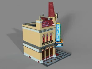 lego cinema 3D Model