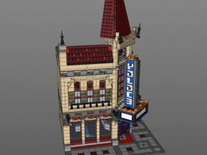 lego cinema 3D Model