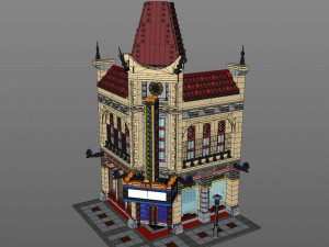 lego cinema 3D Model