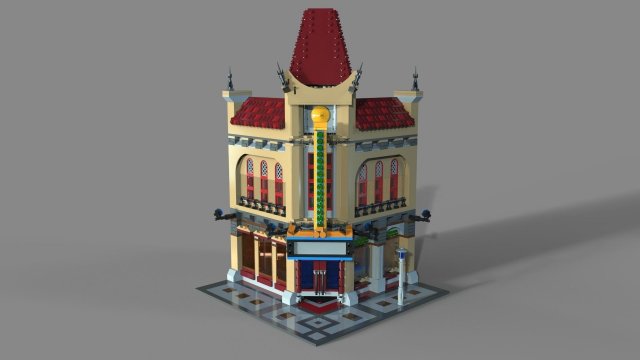 lego cinema 3D Model .c4d .max .obj .3ds .fbx .stl .blend 