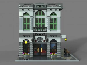 レゴ銀行 3Dモデル