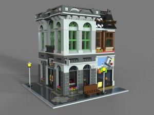 lego bank 3D 모델