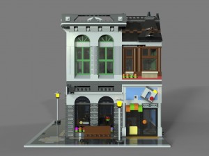 lego bank 3D 모델