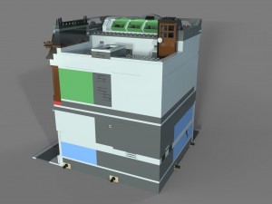 lego bank 3D 모델