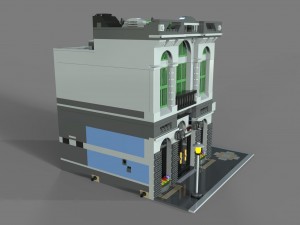 lego bank 3D 모델