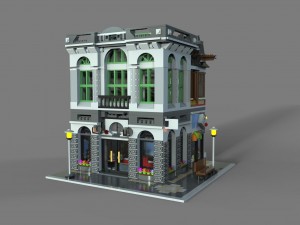 lego bank 3D 모델