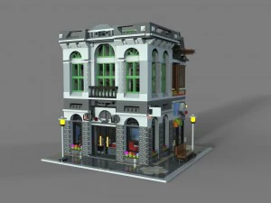 lego bank 3D Model