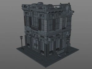 lego bank 3D Model