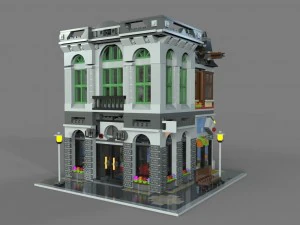 lego bank 3D Model