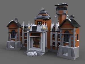 lego house estate 3D 모델