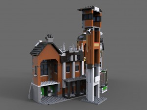 lego house estate 3D 모델