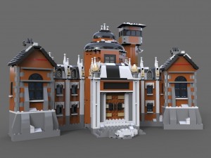 lego house estate 3D 모델