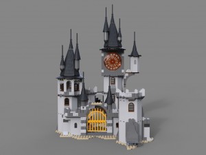lego fantastic castle Modèle 3D