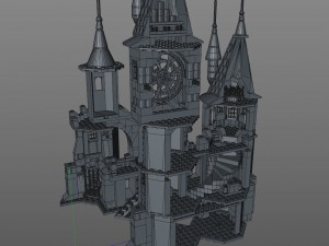 lego fantastic castle Modèle 3D